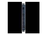 APC Easy Basic Rack PDU EPDU1016B - Kraftdistributionsenhet (kan monteras i rack) - AC 200/208/230 V - 3680 VA - ingång: IEC 60320 C20 - utgångskontakter: 8 (power IEC 60320 C13) - 1U - 2.5 m sladd - svart - för P/N: AR106V, SCL400RMJ1U, SCL500RMI1UC, SCL500RMI1UNC, SMTL1000RMI2UC, SMTL750RMI2UC EPDU1016B