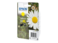 Epson 18XL - 6.6 ml - XL - gul - original - bläckpatron - för Expression Home XP-212, 215, 225, 312, 315, 322, 325, 412, 415, 422, 425 C13T18144012