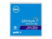 Dell - 5 x LTO Ultrium 7 - 6 TB - svart - med 3 års grundläggande på plats PVLTO-7