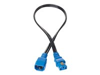 HPE Jumper Cord - Strömkabel - power IEC 60320 C13 till IEC 60320 C14 - AC 250 V - 10 A - 2 m - flintgrå - Världsomspännande - för Apollo 4510 Gen9; Modular Smart Array P2000 G3; ProLiant DL360p Gen8, XL290n Gen10; Rack AF573A