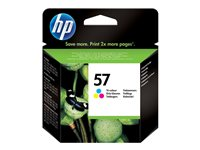 HP 57 - Färg (cyan, magenta, gul) - original - bläckpatron - för Deskjet 450, 55XX; Officejet 6110; Photosmart 7150, 7350, 7550; psc 21XX, 2210 C6657AE#UUS