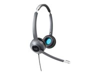 Cisco 522 Wired Dual - Headset - på örat - kabelansluten - 3,5 mm kontakt CP-HS-W-522-USB=