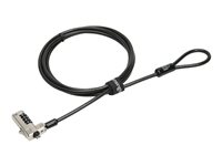 Kensington N17 Combination Cable Lock for Dell Devices with Wedge Slots - Lås för säkerhetskabel - 1.8 m K68008EU