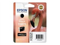 Epson T0878 - 11.4 ml - mattsvart - original - blister - bläckpatron - för Stylus Photo R1900 C13T08784010