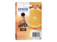 Epson 33 - 6.4 ml - svart - original - blister - bläckpatron - för Expression Home XP-635, 830; Expression Premium XP-530, 540, 630, 635, 640, 645, 830, 900 C13T33314012