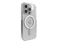 Zagg Crystal Palace - Baksidesskydd för mobiltelefon - MagSafe-kompatibilitet - clear snap - för Apple iPhone 15 Pro 702312618