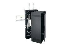 Middle Atlantic DWR 18-22PD - Skåp - väggmontering - svart - 18U - 19" DWR-18-22PD