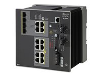 Cisco Industrial Ethernet 4000 Series - Switch - Administrerad - 8 x 10/100/1000 + 4 x kombinations-Gigabit SFP - DIN-skenmonterbar - DC power - TAA-kompatibel IE-4000-8GT4G-E