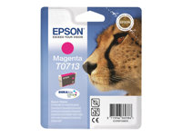 Epson T0713 - 5.5 ml - magenta - original - bläckpatron - för Stylus DX9400, SX115, SX210, SX215, SX218, SX415, SX515, SX610; Stylus Office BX310, BX610 C13T07134012