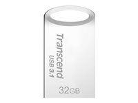 Transcend JetFlash 710 - USB flash-enhet - 32 GB - USB 3.1 - silver TS32GJF710S