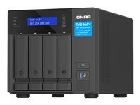 QNAP TVS-H474 - NAS-server - 4 fack - SATA 6Gb/s - RAID RAID 0, 1, 5, 6, 10, JBOD, RAID TP, TM - RAM 8 GB - Gigabit Ethernet / 2.5 Gigabit Ethernet - iSCSI support TVS-H474-PT-8G