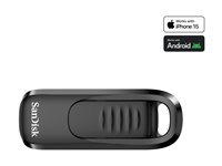 SanDisk Ultra Slider - USB flash-enhet - 128 GB - USB-C 3.2 Gen 1 SDCZ480-128G-G46