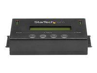 StarTech.com 1:1 Hard Drive Duplicator and Eraser for 2.5" & 3.5" SATA HDD SSD - LCD & RS-232  - 14GBpm Duplication Speed - Cloner & Wiper (SATDUP11) - Hårddiskduplikator - 2 fack (SATA-600) - för P/N: SVA12M5NA SATDUP11