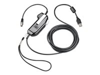 Poly SHS 2371-11 - PTT-headsetadapter (push-to-talk) - USB, stereo, no serial - TAA-kompatibel 8K718AA#AC3