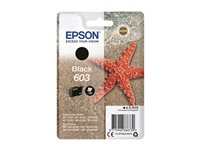 Epson 603 - 3.4 ml - svart - original - blister - bläckpatron - för Expression Home XP-2150, 2155, 3150, 3155, 4150, 4155; WorkForce WF-2820, 2840, 2845, 2870 C13T03U14010