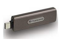 Transcend ESD330C - SSD - krypterat - 512 GB - extern (portabel) - USB (USB-C kontakt) - 256 bitars AES - dark grayish brown TS512GESD330C