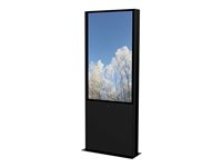 HI-ND Totem - Ställ - för LCD-panel för digital skyltning - outdoor, portrait - svart - skärmstorlek: 55" - golvstående - för Samsung OH55A-S OD5517-5301-02