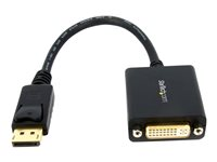 StarTech.com DisplayPort till DVI-adapter - DisplayPort till DVI-D-adapter videokonverterare 1080p - DP 1.2 till DVI-skärm/skärm-kabeladapter dongel - DP till DVI-adapter - Låsande DP-kontakt - DisplayPort-adapter - DisplayPort (hane) till DVI-I (hona) - 15.2 cm - svart - för P/N: DK30C2DPEPUE, DK30C2DPPD, DK30C2DPPDUE, DK31C3HDPD, DK31C3HDPDUE, MST14DP123DP DP2DVI2