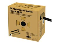Multibrackets M Universal Cable Sock Roll 55 mm x 50 m - Kabelorganiserare - svart 7350022732520