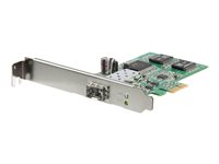 StarTech.com PCI Express Gigabit Ethernet-fibernätverkskort med öppen SFP - PCIe SFP-nätverkskortadapter - Nätverksadapter - PCIe låg profil - 1GbE - 1000Base-LX, 1000Base-SX - för P/N: GLCLHSMDSTTA, GLCSXMMDST, GLCSXMMDSTT, GLCTEST, MASFP1GBTXST, SFP1GELXST PEX1000SFP2