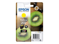 Epson 202 - 4.1 ml - gul - original - bläckpatron - för Expression Premium XP-6000, XP-6005, XP-6100, XP-6105 C13T02F44010