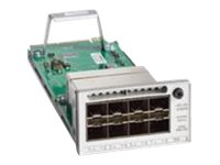 Cisco Catalyst 9300 Series Network Module - Expansionsmodul - 10 Gigabit SFP+ x 8 - rekonditionerad - för P/N: C9300-24U-10E, C9300-48UB-A, C9300-48UB-E C9300-NM-8X-RF