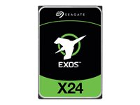 Seagate Exos X24 ST24000NM007H - Hårddisk - Enterprise - 24 TB - inbyggd - 3.5" - SAS 12Gb/s - 7200 rpm - buffert: 512 MB ST24000NM007H