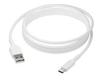 dbramante1928 re-charge - USB-kabel - 24 pin USB-C hane till USB 2.0 A hane - 2 m - vit - ladda och synka, flätad kabel, 100 % återvunnen plast CB10ACWH7154