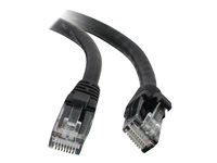 C2G Cat5e Booted Unshielded (UTP) Network Patch Cable - Patch-kabel - RJ-45 (hane) till RJ-45 (hane) - 3 m - UTP - CAT 5e - formpressad, hakfri, tvinnad - svart 83184