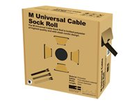 Multibrackets M Universal Cable Sock Roll 20 mm x 50 m - Kabelorganiserare - svart 7350022732452