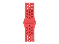 Apple Nike - Band för smart klocka - 41 mm - Vanlig storlek - bright crimson/gym red MPGW3ZM/A