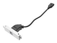 VISION TechConnect 3 USB-b module - Modulkontaktplatta med insnäppsfästen - USB typ B TC3 USBB