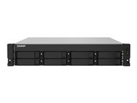 QNAP TS-832PXU-RP - NAS-server - 8 fack - 32 TB - kan monteras i rack - SATA 6Gb/s - HDD 4 TB x 8 - RAID RAID 0, 1, 5, 6, 10, 50, JBOD, 60 - RAM 4 GB - 2.5 Gigabit Ethernet / 10 Gigabit Ethernet - iSCSI support - 2U TS-832PXU-RP-4G+8XST4000NE001