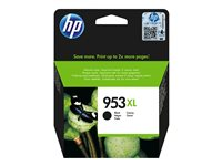 HP 953XL - 42.5 ml - Lång livslängd - svart - original - blister - bläckpatron - för Officejet Pro 7740, 8210, 8216, 8218, 8710, 8720, 8730, 8740 L0S70AE#BGX