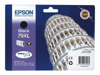 Epson 79XL - 41.8 ml - XL - svart - original - bläckpatron - för WorkForce Pro WF-4630DWF, WF-4640DTWF, WF-5110DW, WF-5190DW, WF-5620DWF, WF-5690DWF C13T79014010