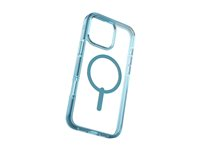 Zagg Santa Cruz Snap - Baksidesskydd för mobiltelefon - MagSafe-kompatibilitet - grafen - retroblå - för Apple iPhone 16 Pro Max 702315061