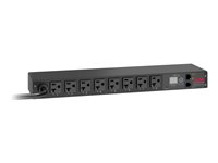 APC Switched Rack PDU AP7901B - Kraftdistributionsenhet (kan monteras i rack) - AC 120 V - ingång: NEMA L5-20 - utgångskontakter: 8 (NEMA 5-20) - 1U - 3.66 m sladd - svart - för P/N: SMX1000C, SMX1500RM2UC, SMX1500RM2UCNC, SMX750C, SMX750CNC, SRT2K2RXLNX145 AP7901B