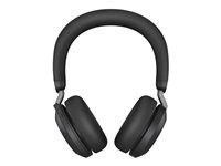 Jabra Evolve2 75 - Headset - på örat - Bluetooth - trådlös - aktiv brusradering - USB-A - ljudisolerande - svart - Optimerad för UC 27599-989-999