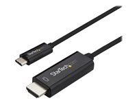 StarTech.com 1m USB-C till HDMI-kabel - 4K vid 60Hz - Svart - Adapterkabel - USB-C hane till HDMI hane - 1 m - svart - 4K60Hz (3840 x 2160) stöd - för P/N: TB4CDOCK CDP2HD1MBNL