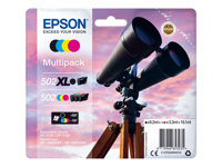 Epson 502/502XL Multipack - 4-pack - 19.1 ml - svart, gul, cyan, magenta - original - blister - bläckpatron - för Expression Home XP-5100, XP-5150; WorkForce WF-2860, WF-2865DWF, WF-2880DWF, WF-2885DWF C13T02W94010