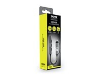 PORT Connect - Hubb - USB-C/USB-A, slim - 3 x USB 2.0 + 1 x SuperSpeed USB - skrivbordsmodell 900160