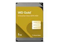 WD Gold Datacenter Hard Drive WD1005FBYZ - Hårddisk - 1 TB - inbyggd - 3.5" - SATA 6Gb/s - 7200 rpm - buffert: 128 MB WD1005FBYZ