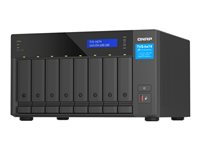QNAP TVS-H874 - NAS-server - 8 fack - SATA 6Gb/s - RAID RAID 0, 1, 5, 6, 10, 50, 60, RAID TP, TM - RAM 64 GB - 2.5 Gigabit Ethernet / 10 Gigabit Ethernet - iSCSI support TVS-H874X-I9-64G