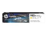 HP 982X - 114 ml - Lång livslängd - gul - original - PageWide - bläckpatron - för LaserJet Enterprise Flow MFP M776; PageWide Managed Color Flow MFP E776, MFP E77660 T0B29A