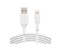 Belkin BOOST CHARGE - Lightning-kabel - Lightning hane till USB hane - 15 cm - vit CAA001BT0MWH