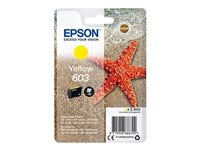 Epson 603 - 2.4 ml - gul - original - blister - bläckpatron - för Expression Home XP-2150, 2155, 3150, 3155, 4150, 4155; WorkForce WF-2820, 2840, 2845, 2870 C13T03U44010