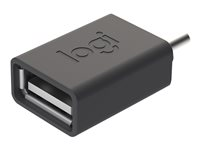 Logitech - USB-adapter - 24 pin USB-C (hane) till USB (hona) 956-000005