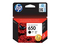 HP 650 - Svart - original - bläckpatron - för Deskjet Ink Advantage 2515, Ink Advantage 3515 CZ101AE#BHK