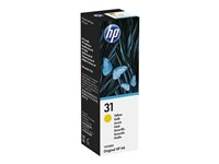HP 31 - 70 ml - gul - original - påfyllnadsbläck - för Smart Tank 5105, 67X, 70XX, 73XX, 750, 76XX; Smart Tank Plus 55X, 570, 655 1VU28AE