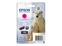 Epson 26 - 4.5 ml - magenta - original - bläckpatron - för Expression Premium XP-510, 520, 600, 605, 610, 615, 620, 625, 700, 710, 720, 800, 810, 820 C13T26134012